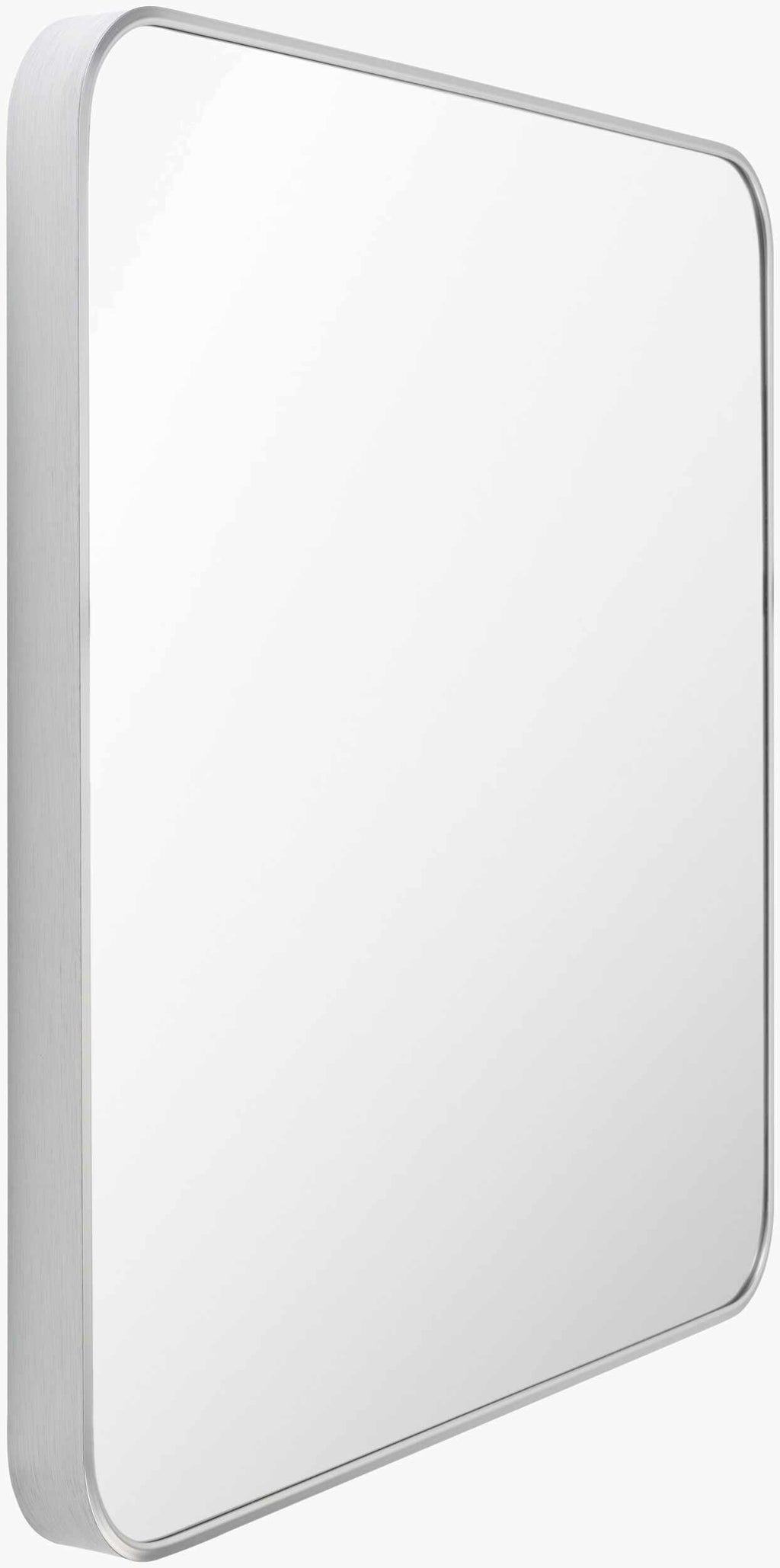 Ockenfels Modern Arched Silver Gray Wall Mirror