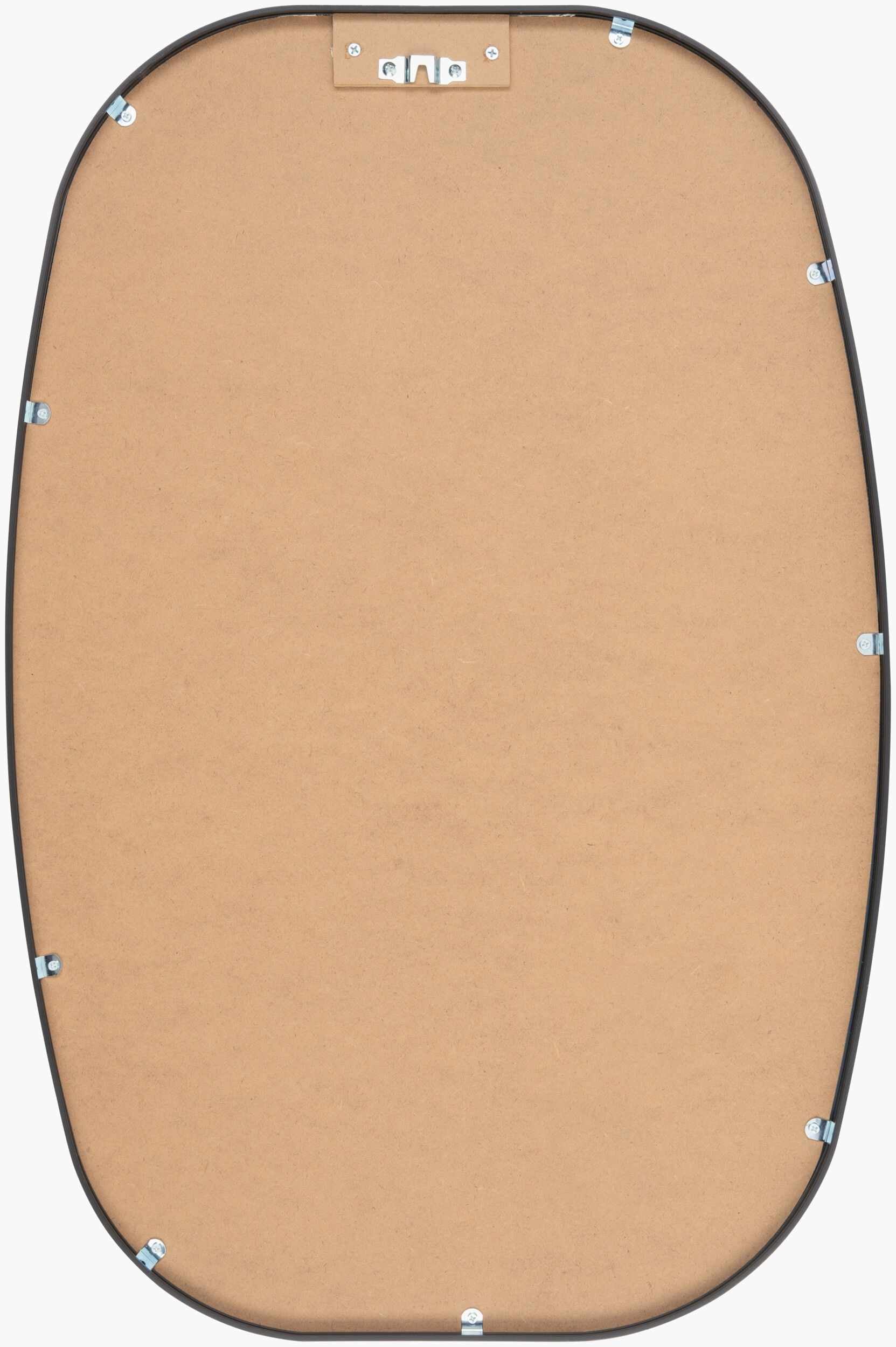 Kopparberg Black Gold Frame Round Mirror