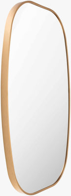 Kopparberg Gold Frame Round Mirror