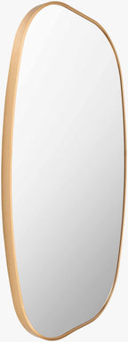 Kopparberg Gold Frame Round Mirror