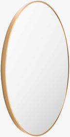 Pontalina Round Gold Mirror
