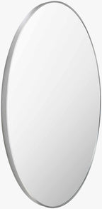 Pontalina Round Silver Gray Mirror