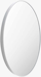 Pontalina Round White Mirror - Clearance