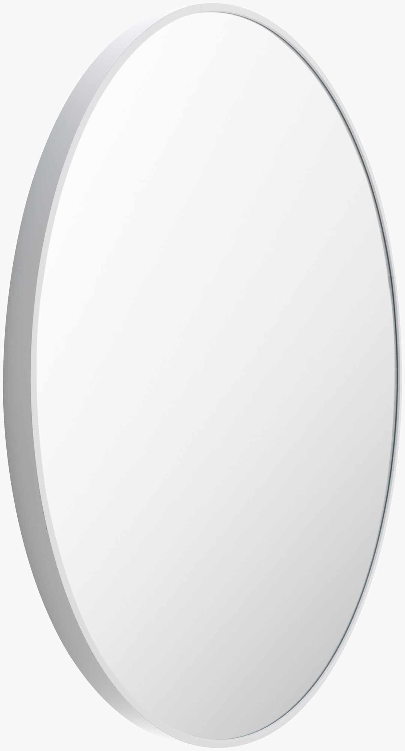 Pontalina Round White Mirror - Clearance