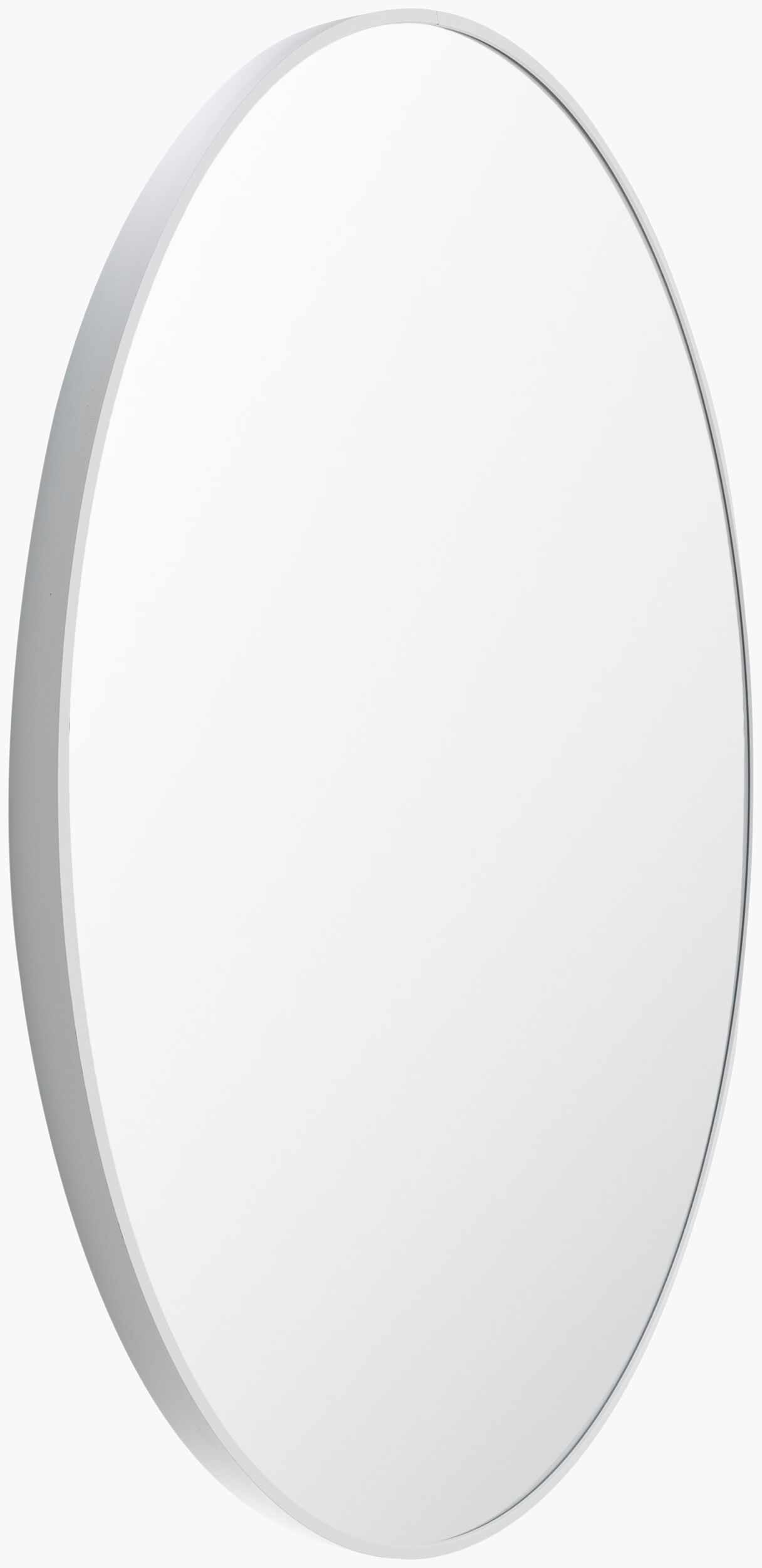 Pontalina Round White Mirror - Clearance
