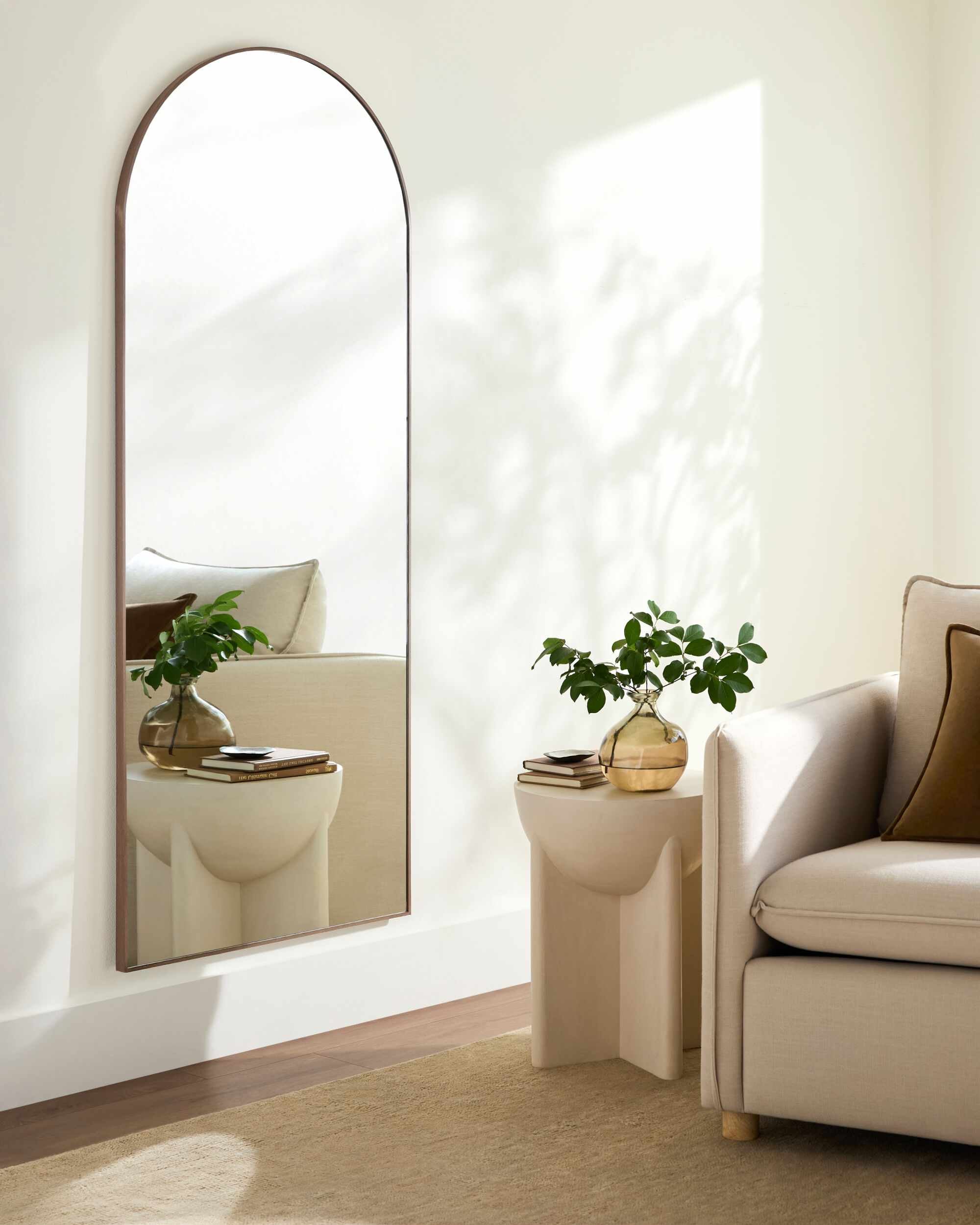Sexbierum Dark Brown Mirror