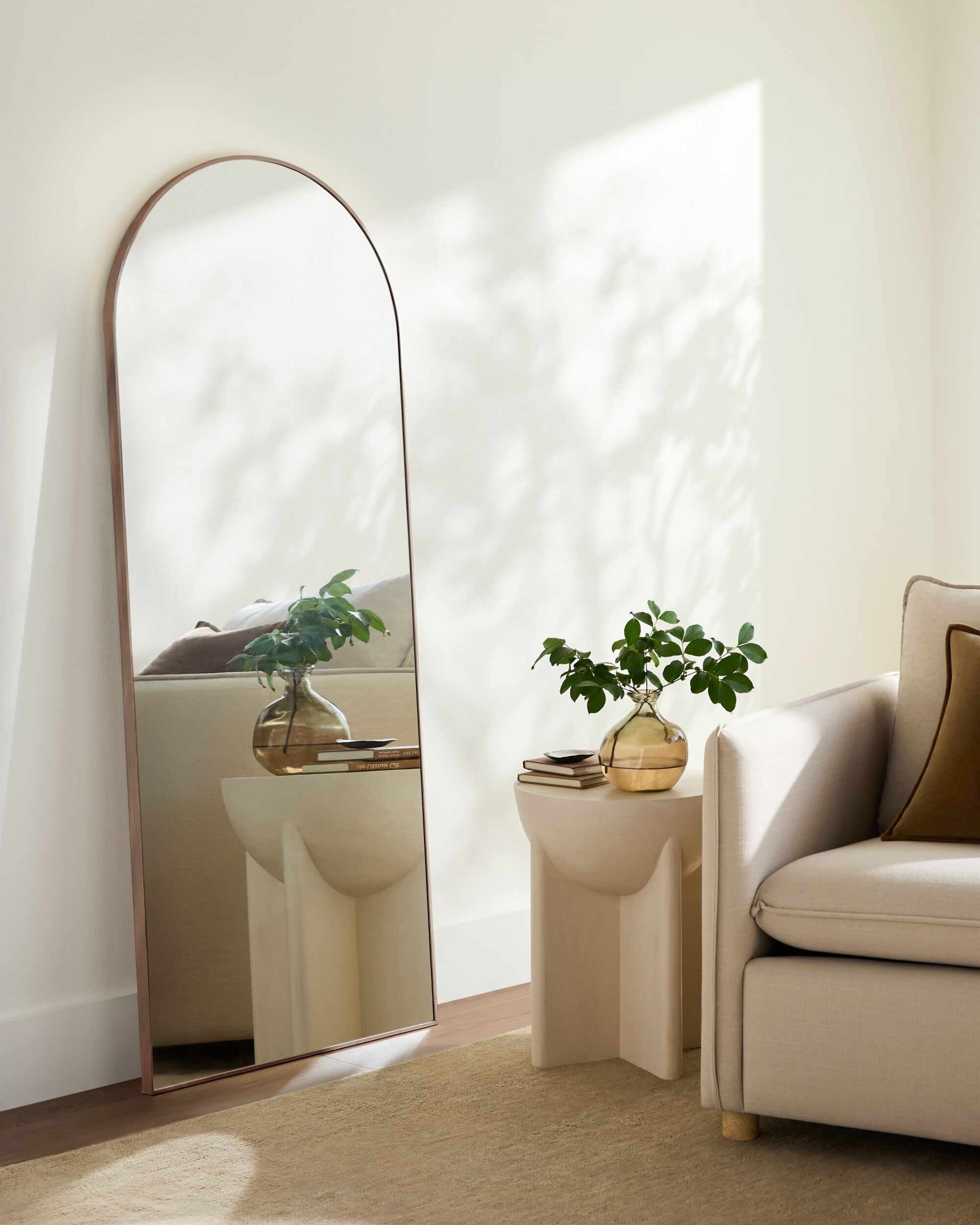 Sexbierum Dark Brown Mirror