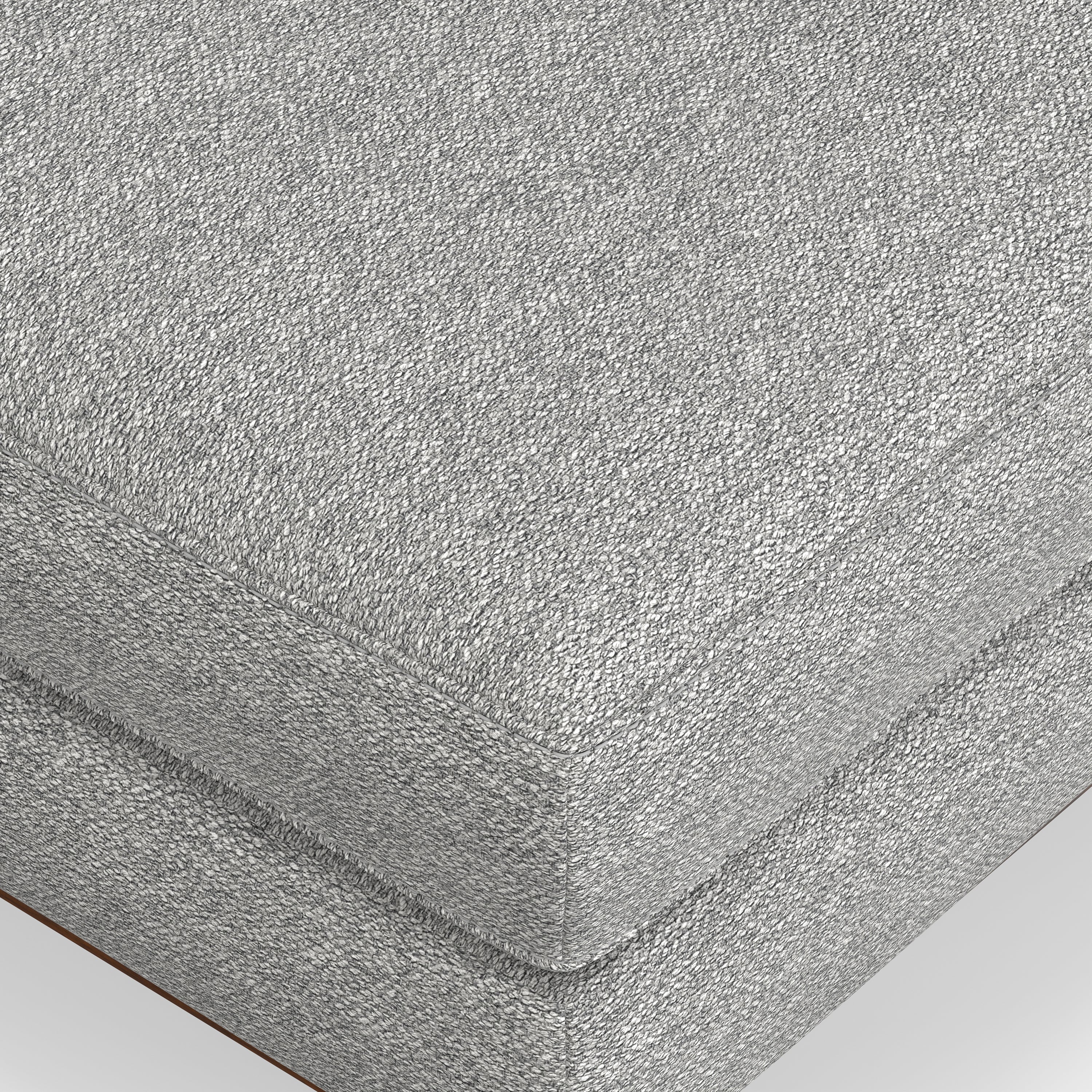 Morrison Large Rectangular Ottoman in Mist