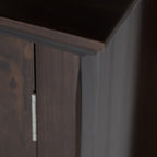 Acadian 39 Inch Wide Solid Wood Transitional Storage Cabinet