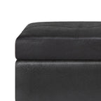 Oregon 42 Inch Wide Storage Ottoman Bench With Tray