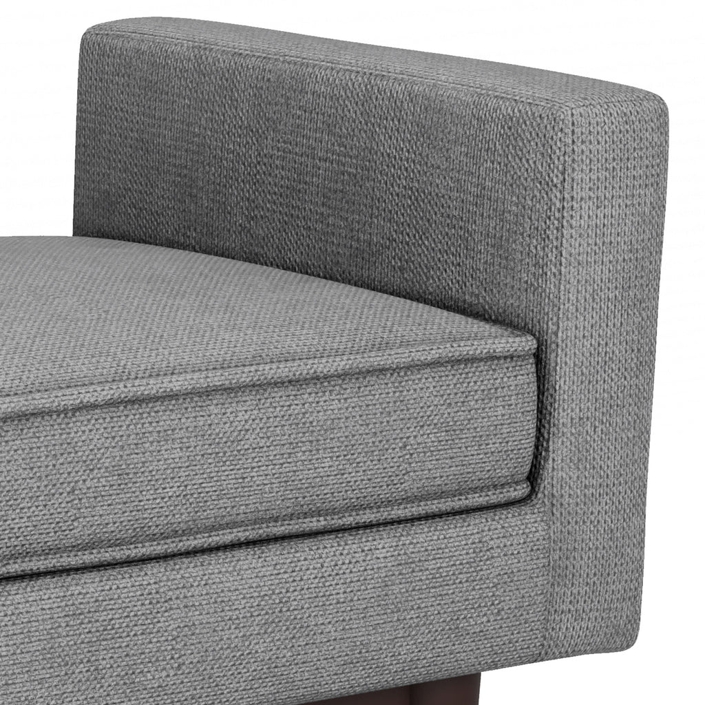 Scott Small Ottoman Bench - Pewter