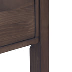 Hollander Solid Wood Wide Console Table in Warm
