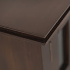 Artisan 72 Inch Wide Solid Wood TV Stand in Russet