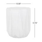 Outdoor Lightweight Concrete Side Table