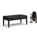 Lacey - Tufted Ottoman Bench - Distressed