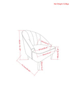 Harrah Accent Chair - Smoky Grey