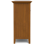 Bedford 54 Inch Wide Solid Wood Sideboard Buffet and Wine Rack in Light Golden