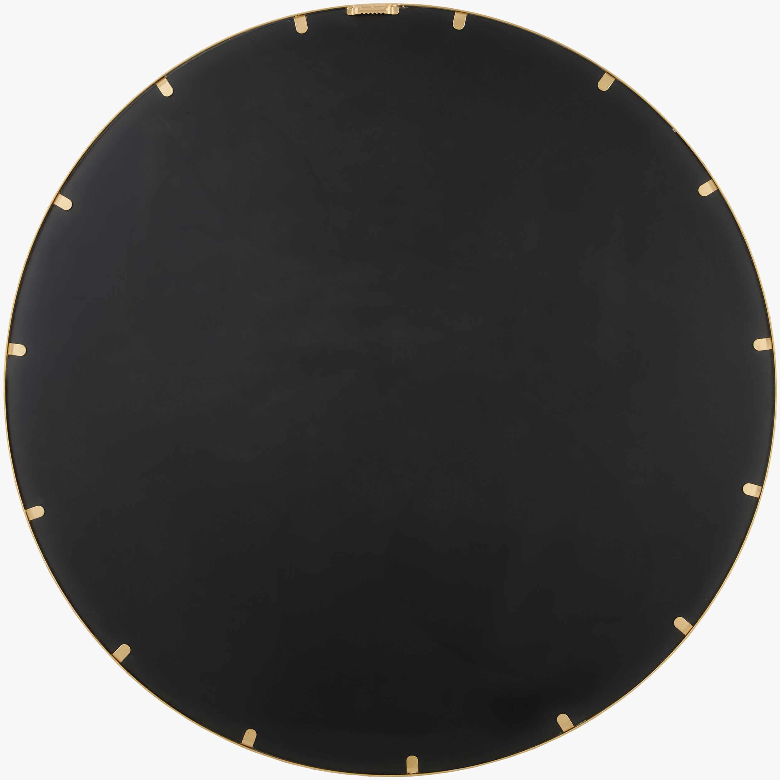 Guindarohan Gold Frame Round Mirror