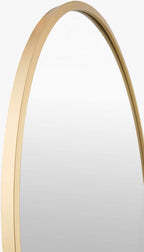 Guindarohan Gold Frame Round Mirror