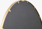 Guindarohan Gold Frame Round Mirror