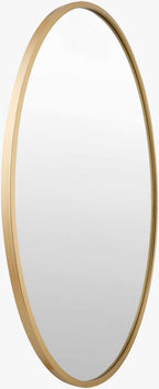 Guindarohan Gold Frame Round Mirror
