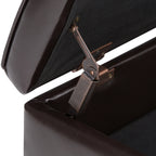 Cosmopolitan Storage Ottoman Bench with Open Bottom - Tanners