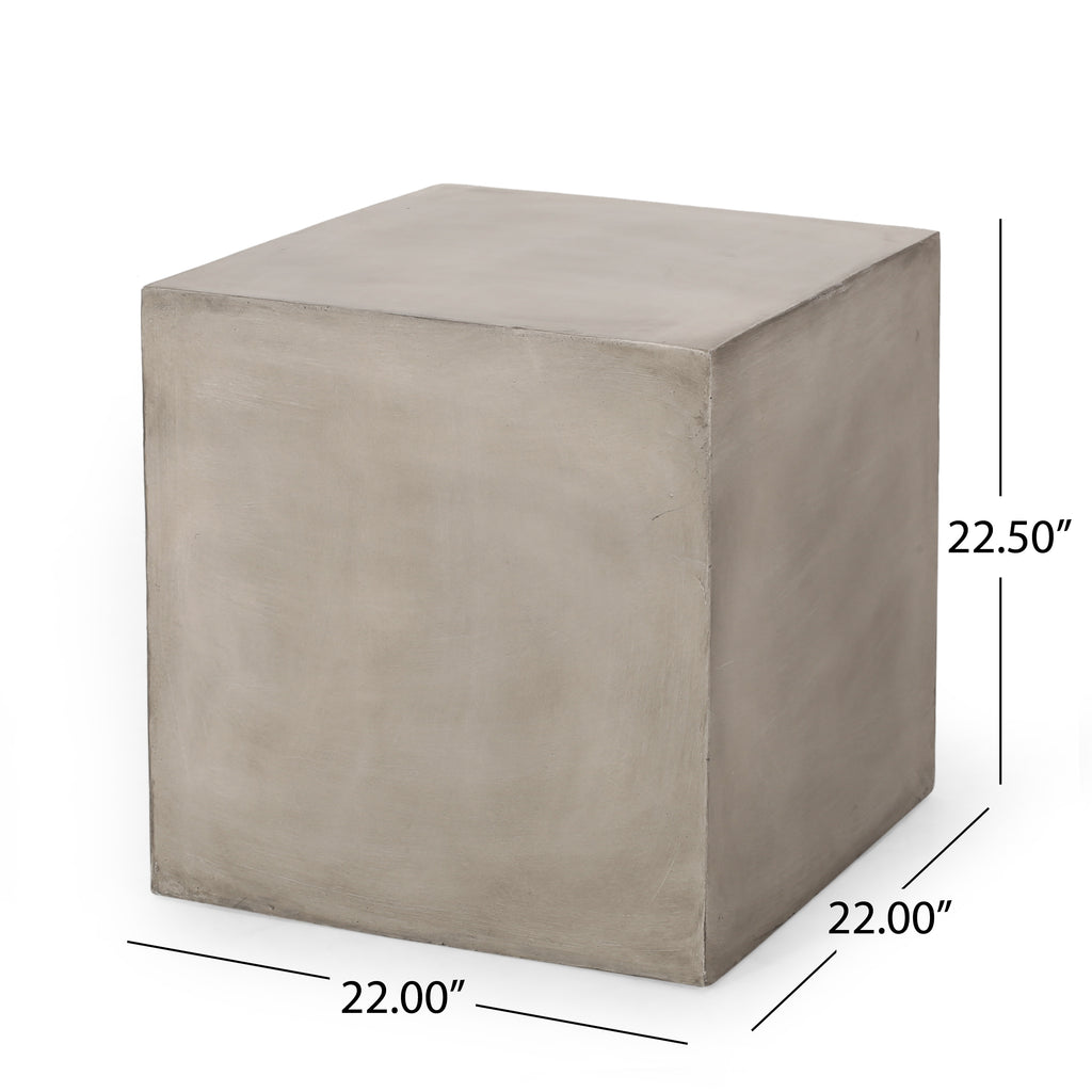 Outdoor MGO Side Table - Light