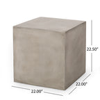Outdoor MGO Side Table - Light