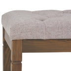 Waverly - Tufted Ottoman Bench - Cloud