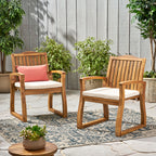 Della Wood KD Armchair