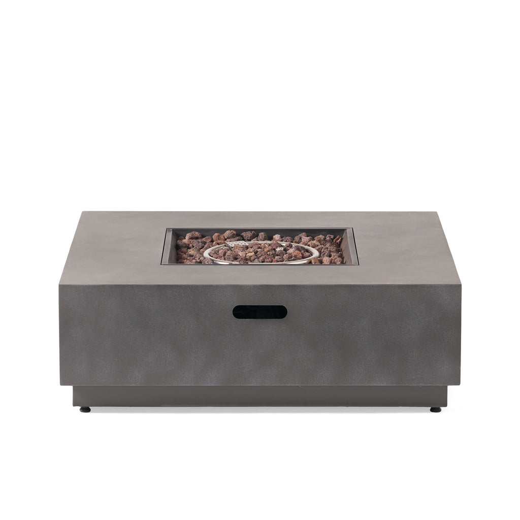 Square Iron Fire Pit - 50,000 BTU