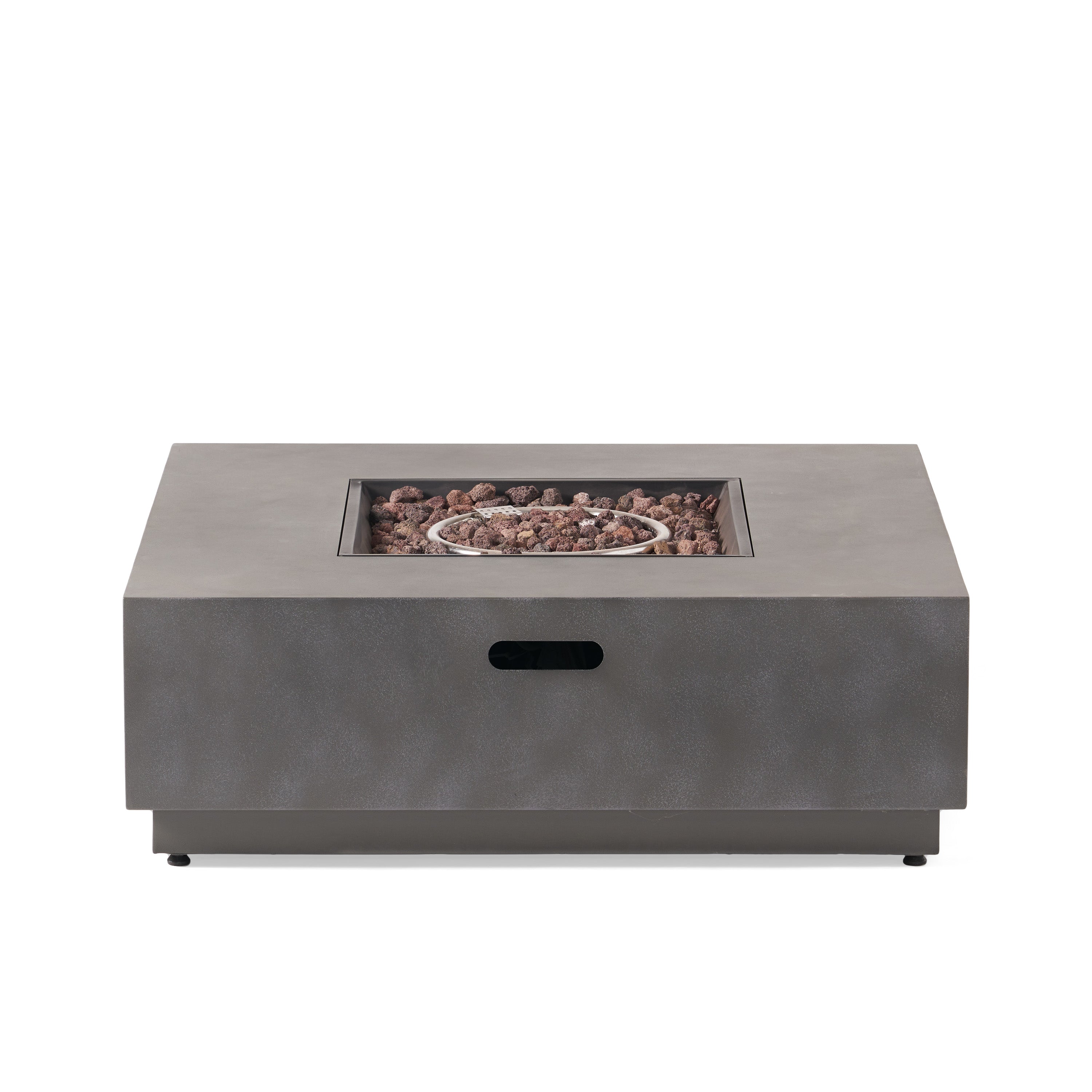 Square Iron Fire Pit - 50,000 BTU