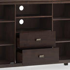 Artisan 53 Inch Wide Solid Wood Tall TV Stand