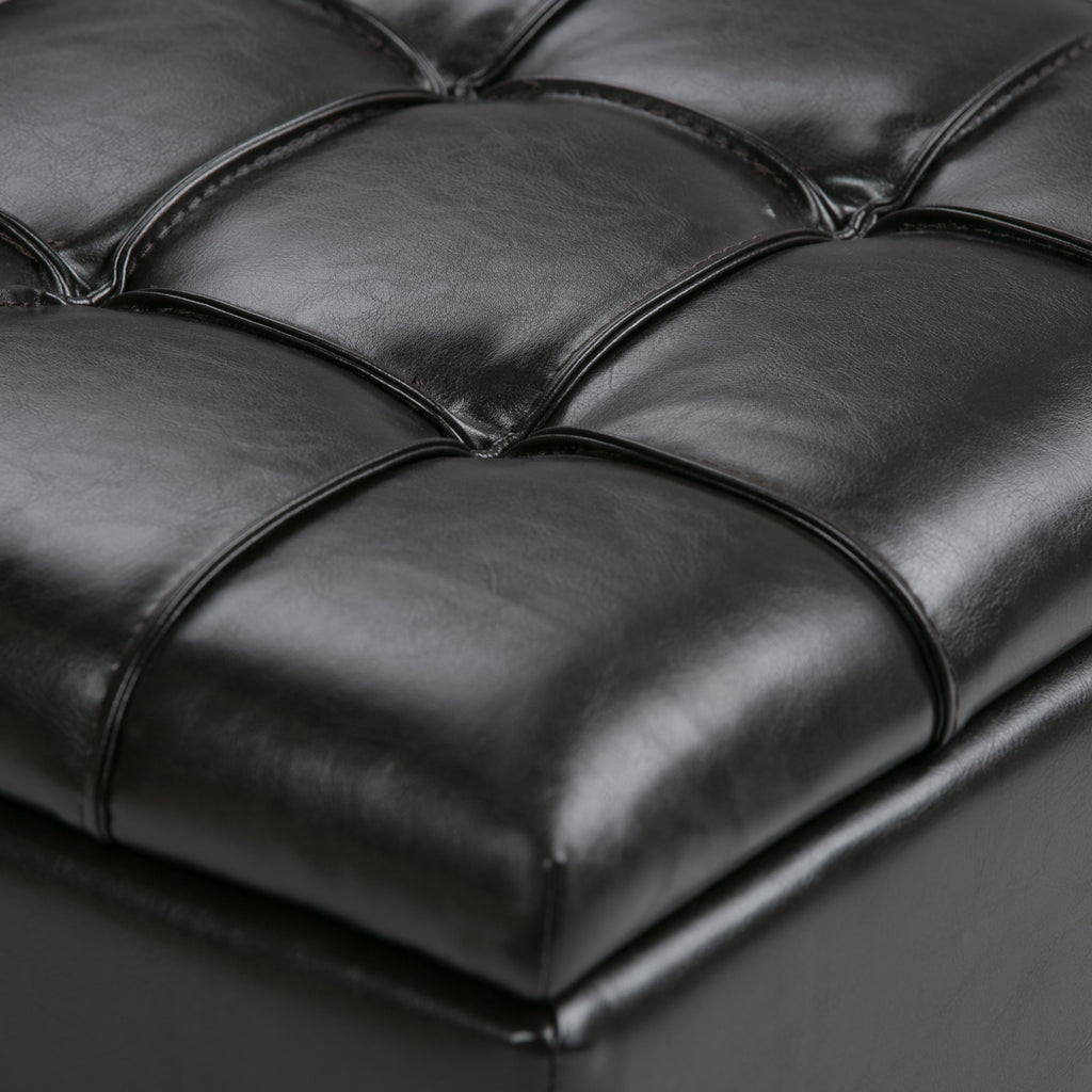 Dover 3 Piece Storage Ottoman - Tanners