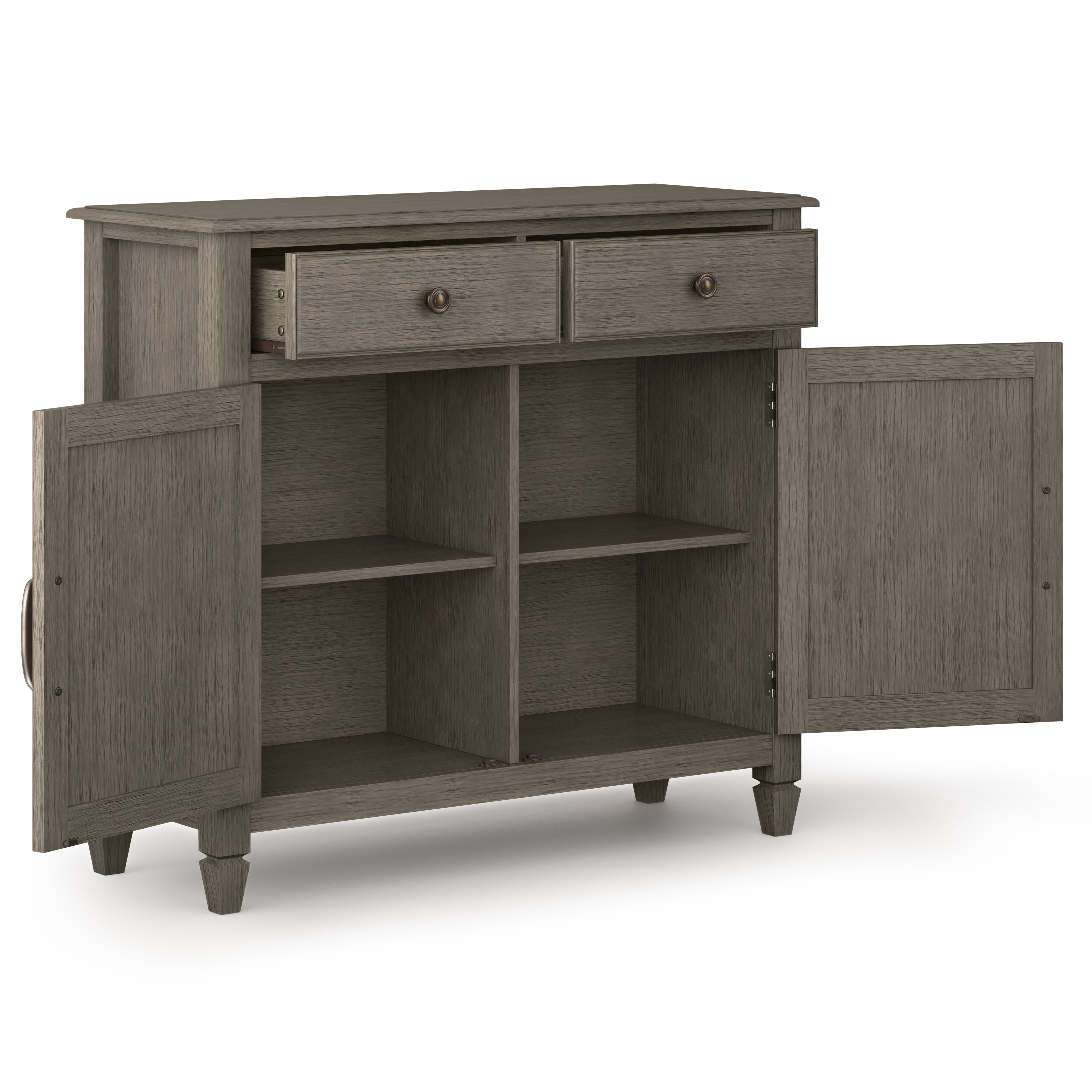Connaught Solid Wood Entryway Storage Cabinet in Farmhouse