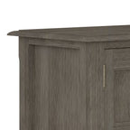 Burlington 30 Inch Wide Solid Wood Low Storage Cabinet in Farmhouse