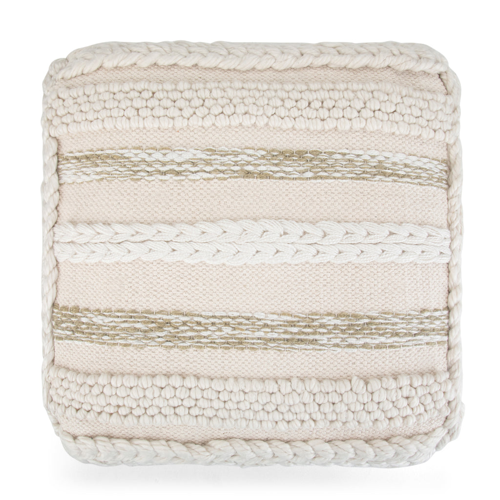 Sommer 18 Inch Wide Square Pouf
