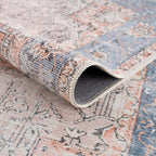Rosman Distressed Washable Area Rug
