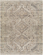 Barny Beige Flat Pile Washable Rug