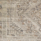 Barny Beige Flat Pile Washable Rug