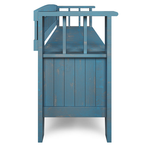 Acadian 48" Wide Solid Wood Entryway Storage Bench