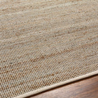 Byrne Beige & Green Jute Rug - Clearance