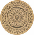 Beata Round Faux Jute Outdoor Rug - Clearance