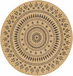 Beata Round Faux Jute Outdoor Rug - Clearance