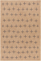 Haimi Black Washable Jutely Rug - Clearance