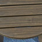 Outdoor 16" Acacia Wood Side Table