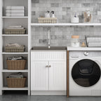 Beckham - 28" Laundry Cabinet with Faucet and Stainless Steel Sink