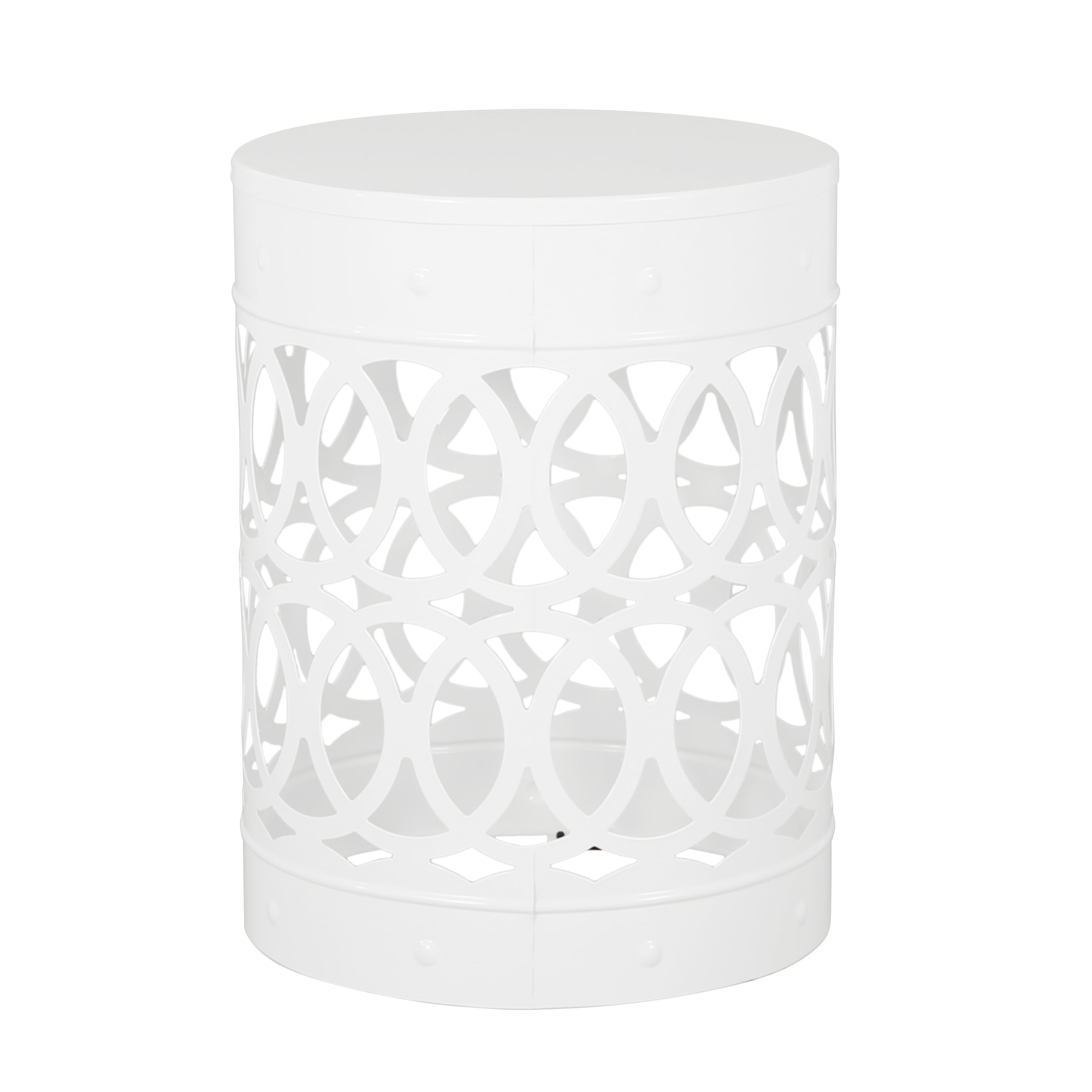 Modern Iron Outdoor End Table