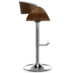 Amery Adjustable Swivel Bar Stool - Denim