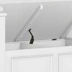 Amherst Solid Wood 36 inch Wide Transitional Entryway Storage Bench